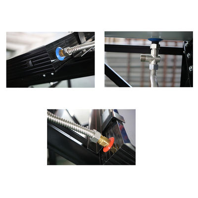 135 Ltr Compact Pressurized Solar Water Heater Installed On Roof  Flat Solar Collector Type