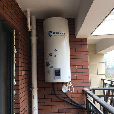 80L energy-saving Flat Plate Wall Mounted Eamelling Cylinder Water Heater Solar For Hot Water Supply