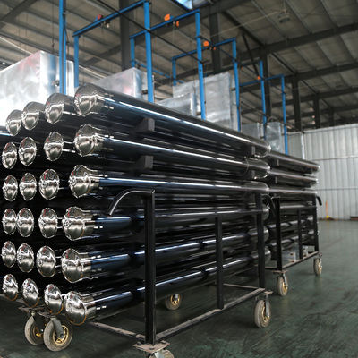 All Glass High Temperature Solar Thermal Evacuated Tubes Without Heat Pipe For Solar Hot Water Systems