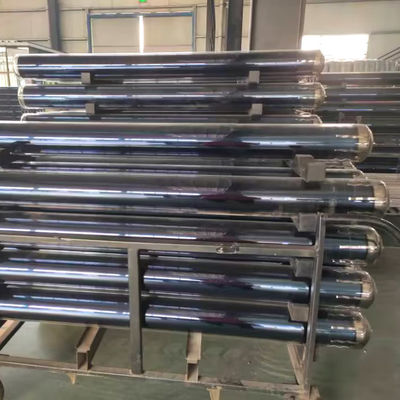 Three Target Solar Thermal Vacuum Tube 3.0mm Thickness Borosilicate Glass 3.3 Material