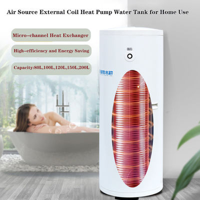 500mm Dia Air Source Heat Pump Tank 150L Air To Water Heat Pump Buffer Tank with External Coil