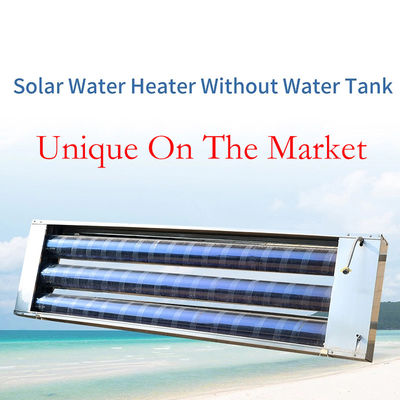 European Market Big Vacuum Tube Solar Collector Installed On Roof  For Home Use